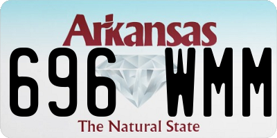 AR license plate 696WMM