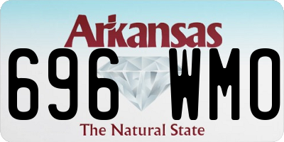 AR license plate 696WMO