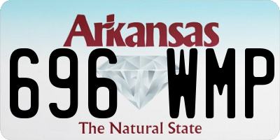 AR license plate 696WMP