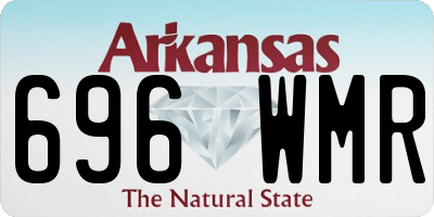 AR license plate 696WMR