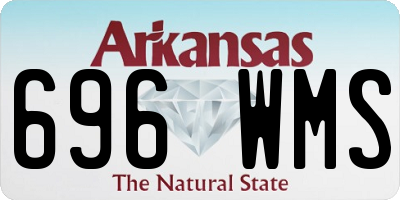 AR license plate 696WMS
