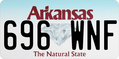 AR license plate 696WNF