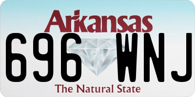 AR license plate 696WNJ