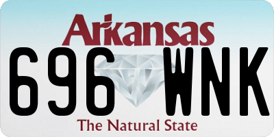 AR license plate 696WNK