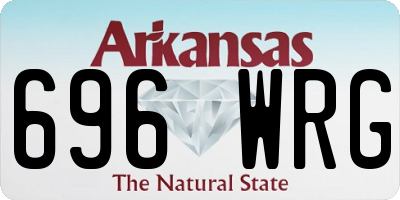 AR license plate 696WRG