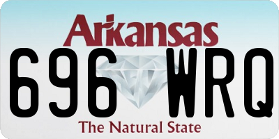 AR license plate 696WRQ