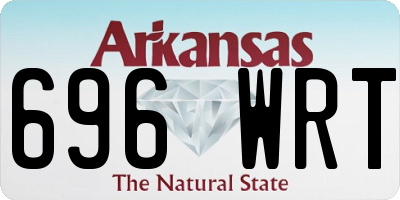 AR license plate 696WRT