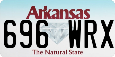 AR license plate 696WRX