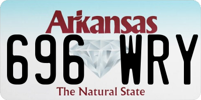 AR license plate 696WRY