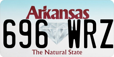 AR license plate 696WRZ