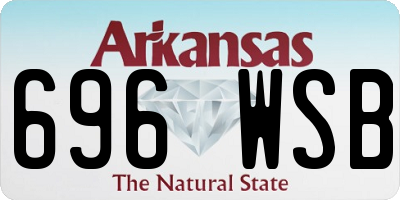 AR license plate 696WSB