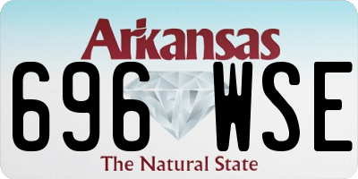 AR license plate 696WSE