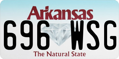 AR license plate 696WSG