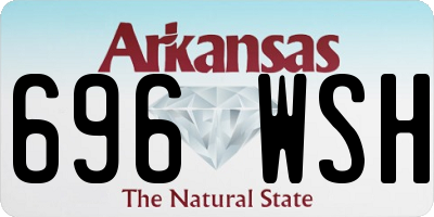 AR license plate 696WSH