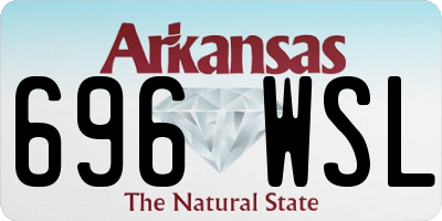 AR license plate 696WSL