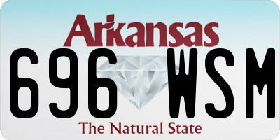 AR license plate 696WSM