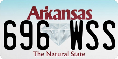 AR license plate 696WSS