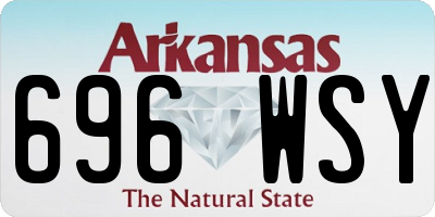 AR license plate 696WSY