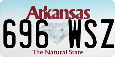 AR license plate 696WSZ