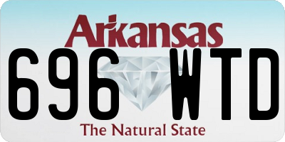 AR license plate 696WTD