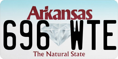 AR license plate 696WTE