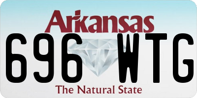 AR license plate 696WTG