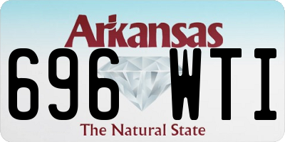 AR license plate 696WTI