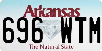 AR license plate 696WTM