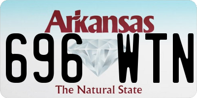 AR license plate 696WTN