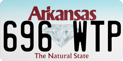 AR license plate 696WTP