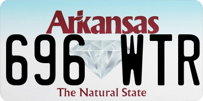 AR license plate 696WTR