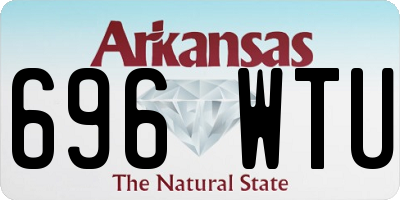 AR license plate 696WTU