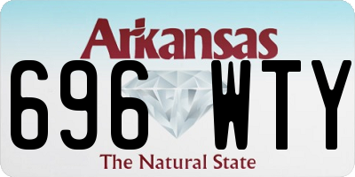 AR license plate 696WTY