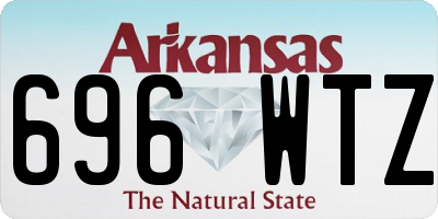 AR license plate 696WTZ