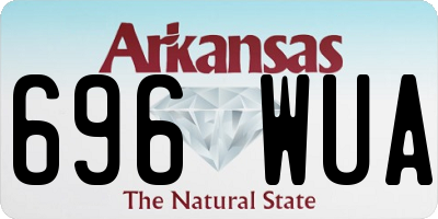 AR license plate 696WUA