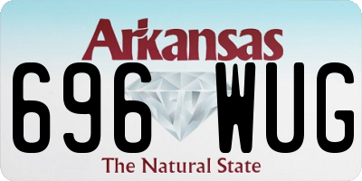AR license plate 696WUG