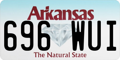 AR license plate 696WUI