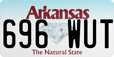 AR license plate 696WUT