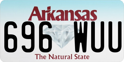 AR license plate 696WUU