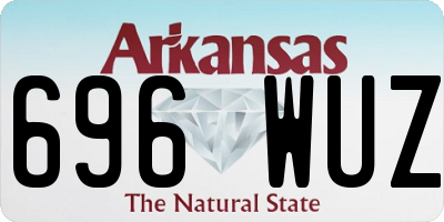 AR license plate 696WUZ