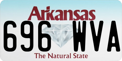 AR license plate 696WVA