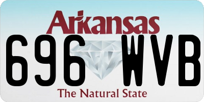 AR license plate 696WVB