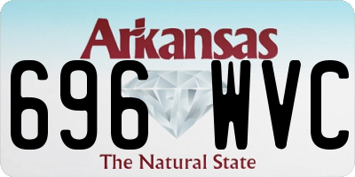 AR license plate 696WVC