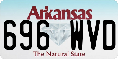 AR license plate 696WVD