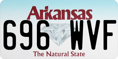 AR license plate 696WVF