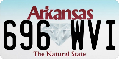 AR license plate 696WVI