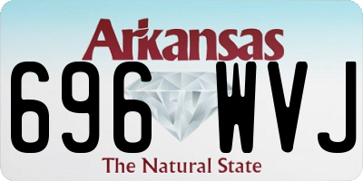 AR license plate 696WVJ