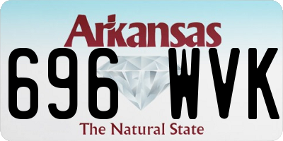 AR license plate 696WVK