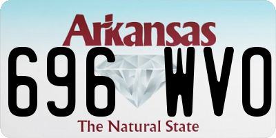 AR license plate 696WVO