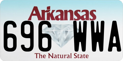 AR license plate 696WWA